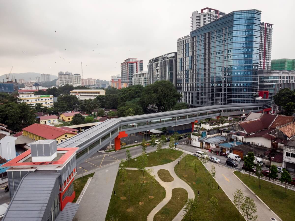 Sunway Velocity MRT Bridge